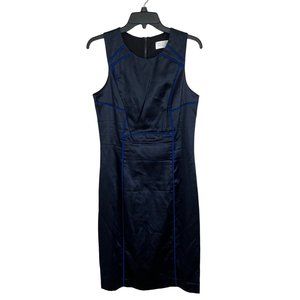 Reyes Made USA 90’s Y2K Bodycon Dress Full Zip Back Silk Lined